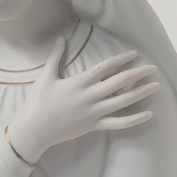 Vintage Madonna Virgin Mary Planter Ceramic Religious Catholic - Picture 7 of 9